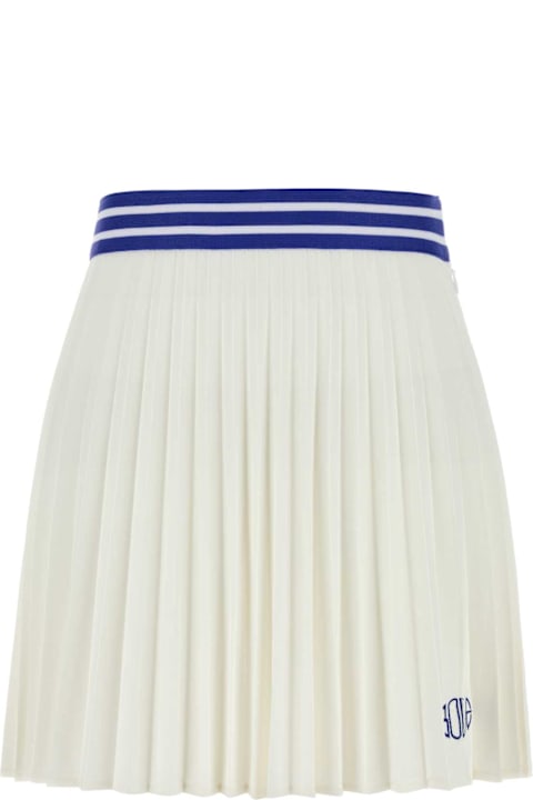 【送料&関税込】Bode White Piquet Court Mini Skirt Bode White Piquet Court Mini Skirt | italist