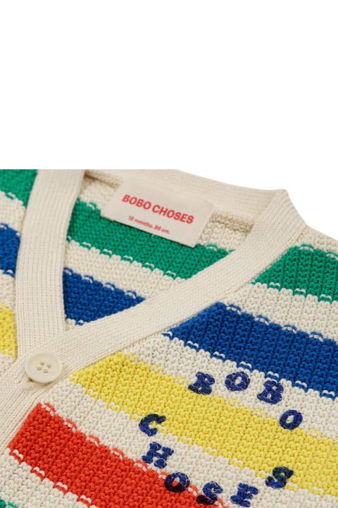 Bobo Choses Topwear for Baby Boys Bobo Choses Multicolor Cardigan For Babies