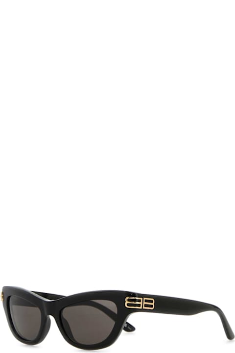 Eyewear for Women Balenciaga Black Acetate Casino Cat Sunglasses