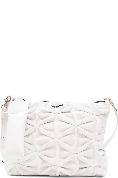 Vic Matié Shoulder Bags for Women Vic Matié White Leather Bag With Shoulder Strap