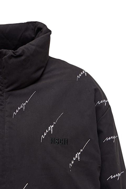 MSGM Coats & Jackets for Men MSGM Logo Monogram Jacket