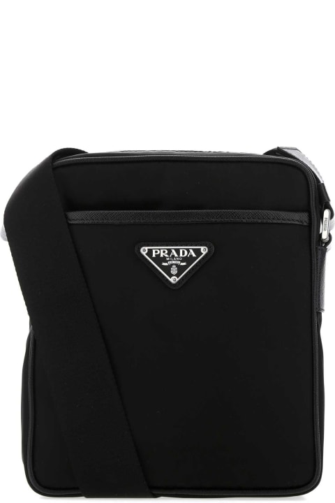 Prada Sale for Men Prada Black Nylon Crossbody Bag