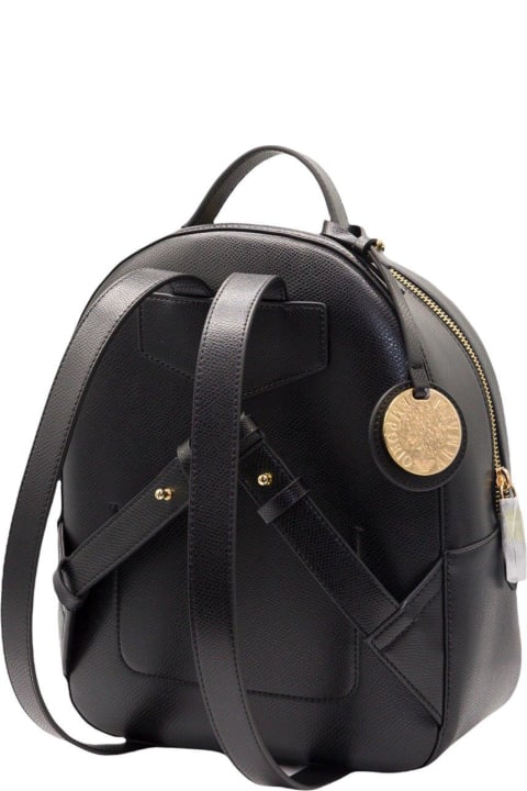 Giorgio Armani for Women Giorgio Armani Charm-detailed Zipped Backpack Giorgio Armani