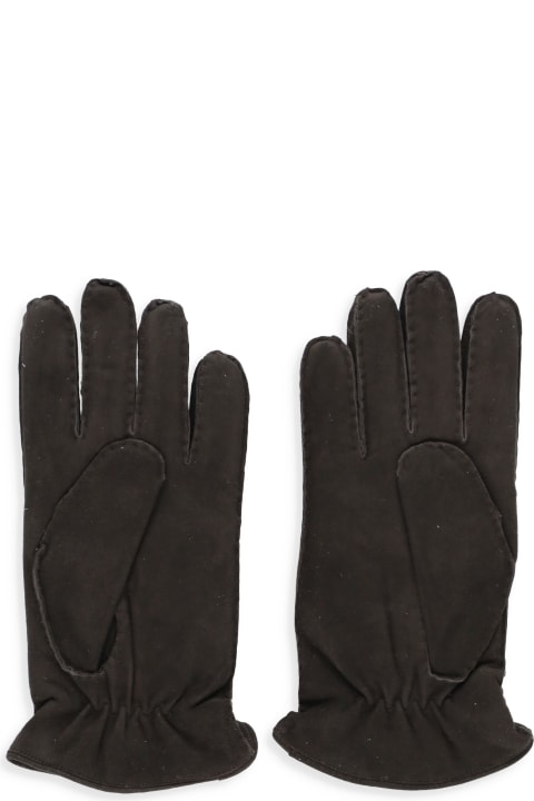 Orciani Gloves for Men Orciani Leather Shiver Gloves