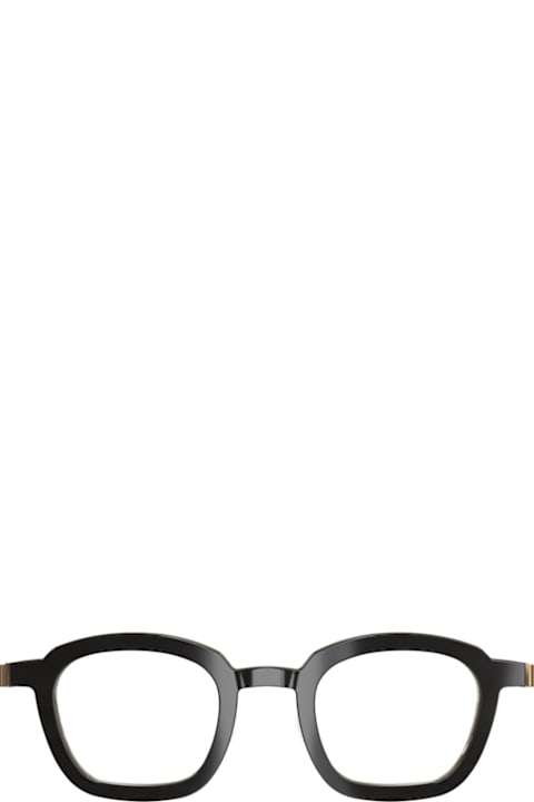 LINDBERG نظارات لـ القسم الرجالي LINDBERG Lindberg Buffalo Horn 1858 H26 Pu15 Nero Marrone Chiaro Bronzo Glasses