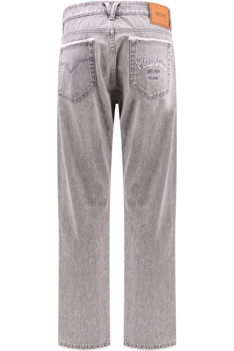 Versace Clothing for Men Versace Grey Denim Jeans