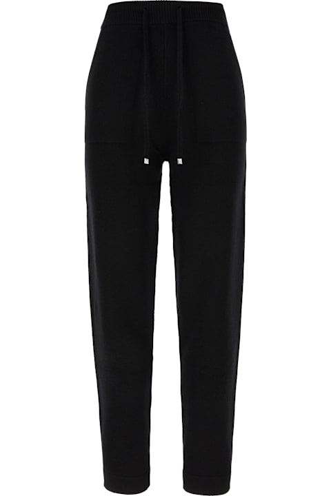 'S Max Mara Pants & Shorts for Women 'S Max Mara Black Wool And Cashmere Joggers