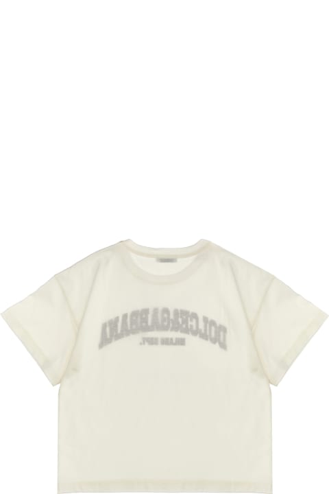 Dolce & Gabbana Sale for Kids Dolce & Gabbana Logo T-shirt