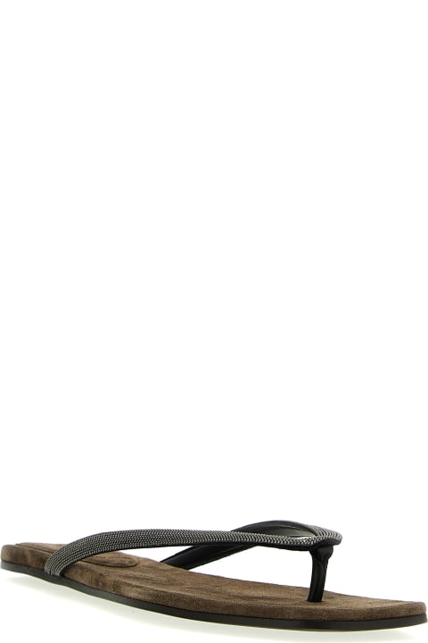 Shoes for Women Brunello Cucinelli Thong Sandals