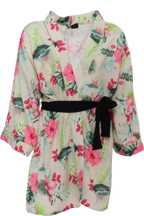 Monnalisa Topwear for Girls Monnalisa Jungle Kimono