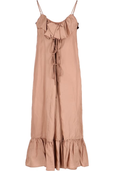 Dries Van Noten for Women Dries Van Noten 'dimba' Ruffled Midi Dress