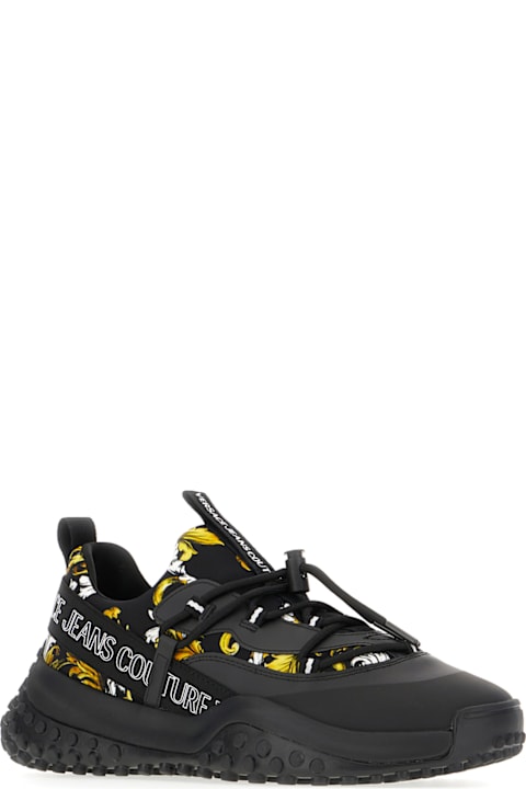 Versace Jeans Couture Sneakers for Men Versace Jeans Couture Printed Fabric And Rubber Sneakers