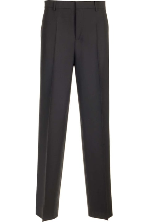 Versace Clothing for Men Versace Formal Trousers In Mohair Blend