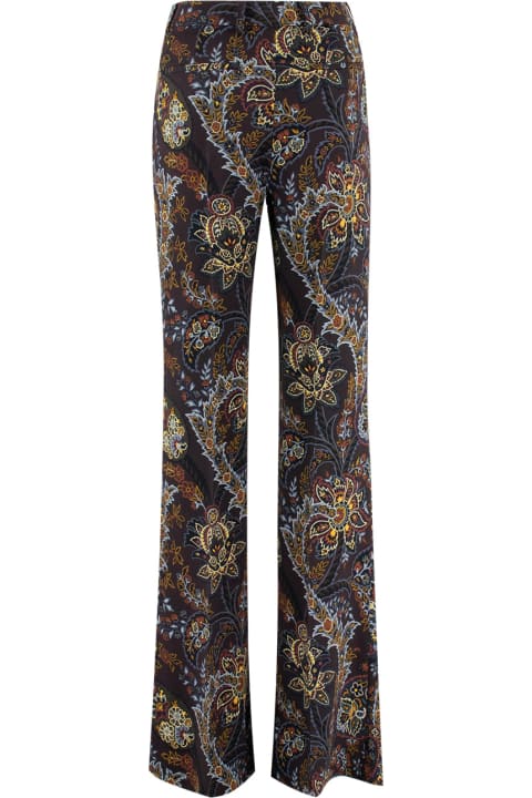 Homeware Etro Floreal Paisley Flared Trousers