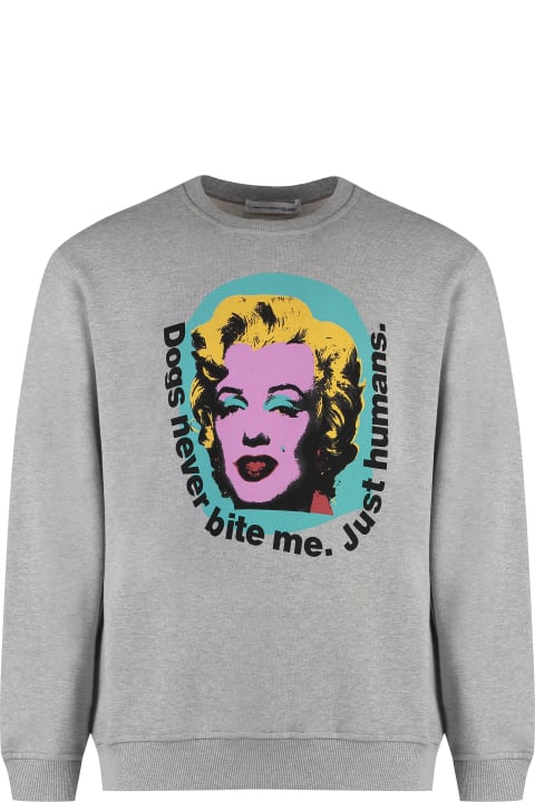 メンズ Comme des Garçons Shirt Boyのフリース＆ラウンジウェア Comme des Garçons Shirt Boy Andy Warhol Print Cotton Sweatshirt