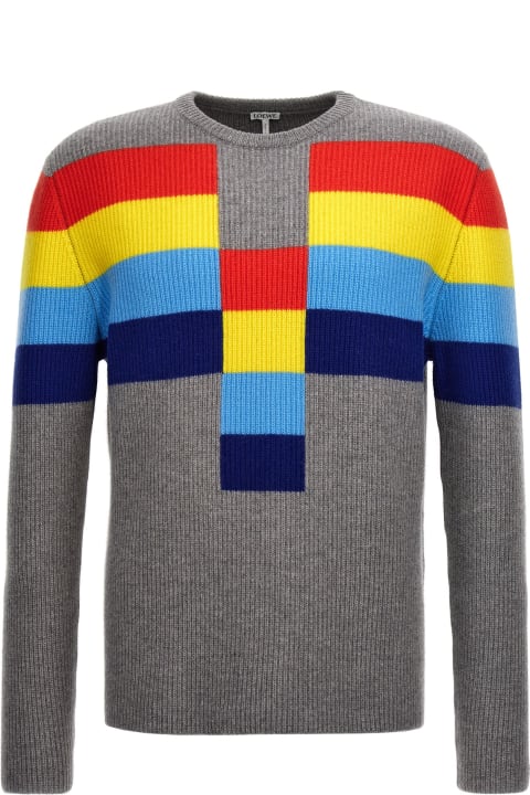 メンズ Loeweのニットウェア Loewe Colorblock Sweater