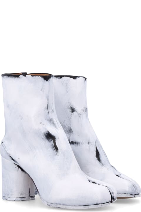 Maison Margiela Boots for Women Maison Margiela Tabi Paint Boots