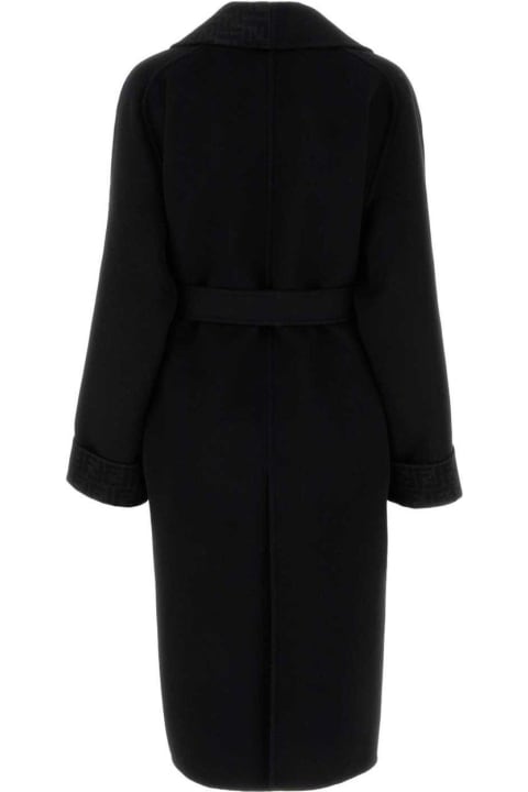 Coats & Jackets for Women Fendi Robe-style Midi Coat