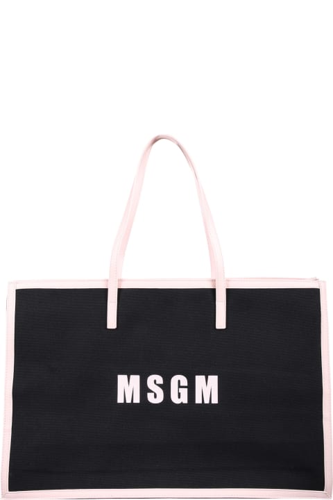 MSGM Accessories & Gifts for Boys MSGM Black Bag For Girl With Logo