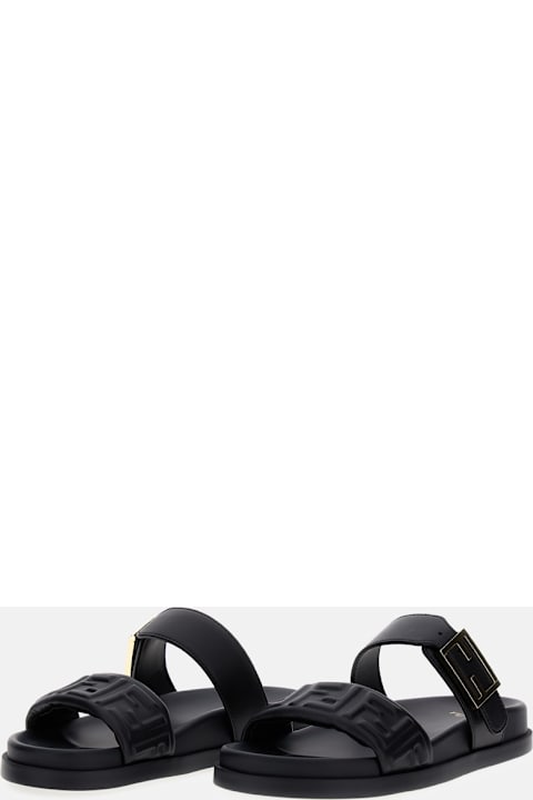 Fendi Shoes for Women Fendi Nappa Ff Sandal