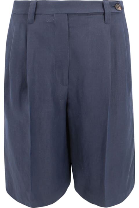 Brunello Cucinelli for Kids Brunello Cucinelli Pleated Shorts