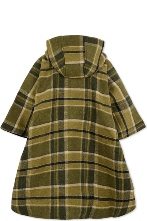 Homeware Chloé Green Cape For Girl With Logo