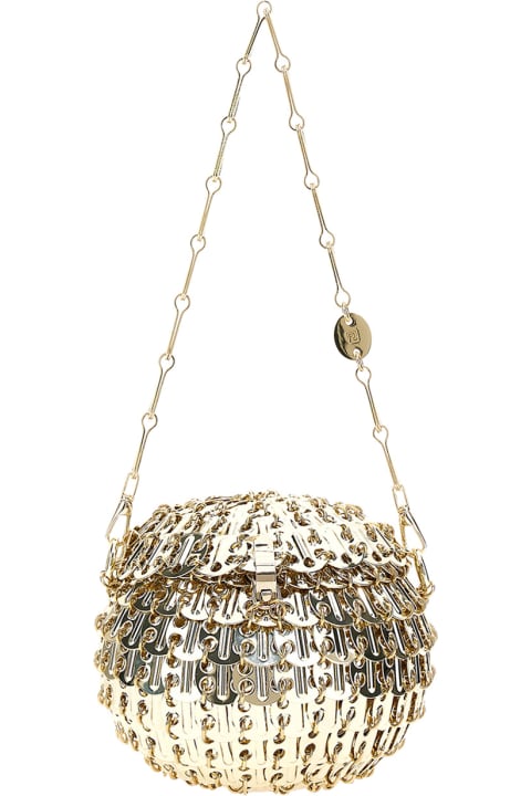 Paco Rabanne Shoulder Bags for Women Paco Rabanne Gold Small 1969 Ball-shaped Bag