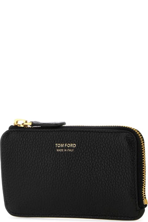 Tom Ford Wallets for Women Tom Ford Black Leather Wallet
