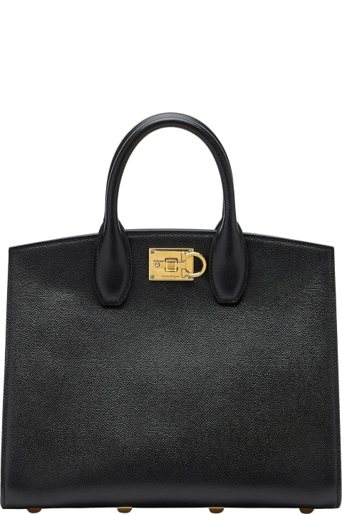 Bags for Women Ferragamo The Studio Box Top Handle 28,0x15,0x24,0