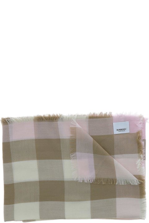Fashion for Women Burberry Lightweight Checked Scarf