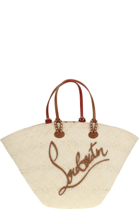 Christian Louboutin Bags for Women Christian Louboutin Large Raffia Tote Bag