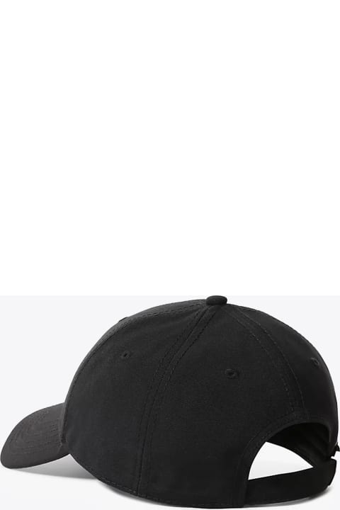 Recycled 66 Classic Hat Black canvas cap with logo embroidery - Recycled 66 classic hat
