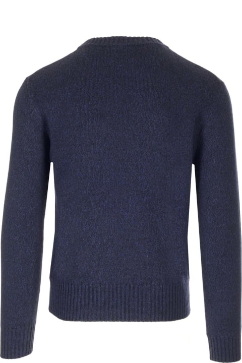 Fashion for Men Ami Alexandre Mattiussi Blue Cashmere And Wool Sweater