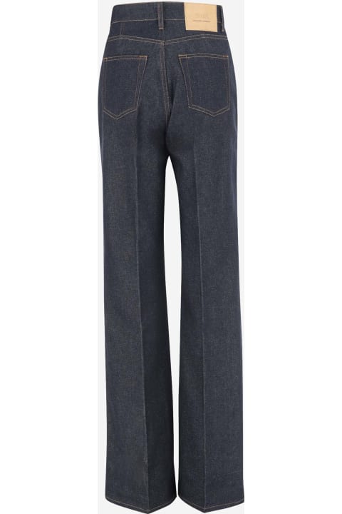 Ami Alexandre Mattiussi الجينز لـ السيدات Ami Alexandre Mattiussi Cotton Denim Jeans