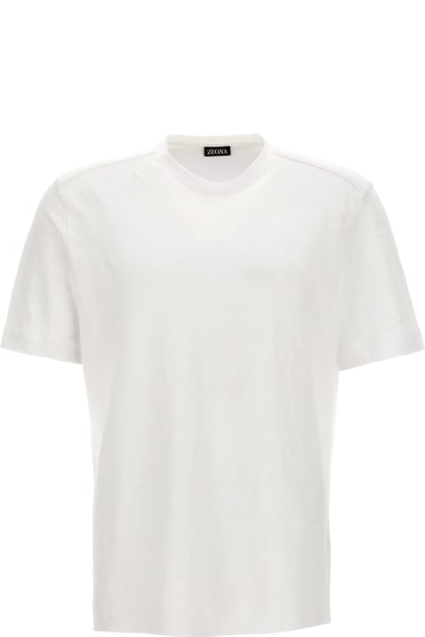 Zegna Clothing for Men Zegna Linen T-shirt