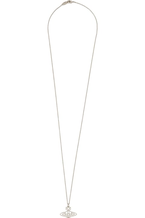 Jewelry for Women Vivienne Westwood Thin Necklace With Orb Pendant