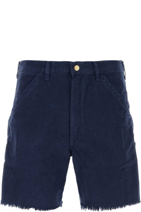 メンズ新着アイテム Polo Ralph Lauren Navy Blue Cotton Bermuda Shorts