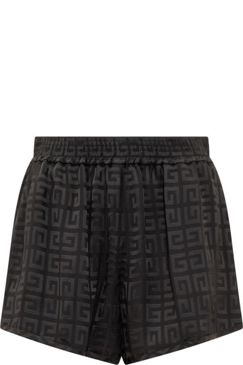ウィメンズ Givenchyのパンツ＆ショーツ Givenchy Shorts With Zip In 4g Jacquard