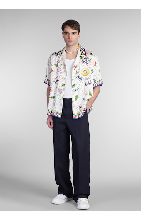 Casablanca for Men Casablanca Shirt In White Silk