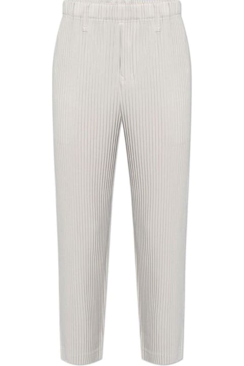 Pants for Men Homme Plissé Issey Miyake Pleated Straight-leg Trousers