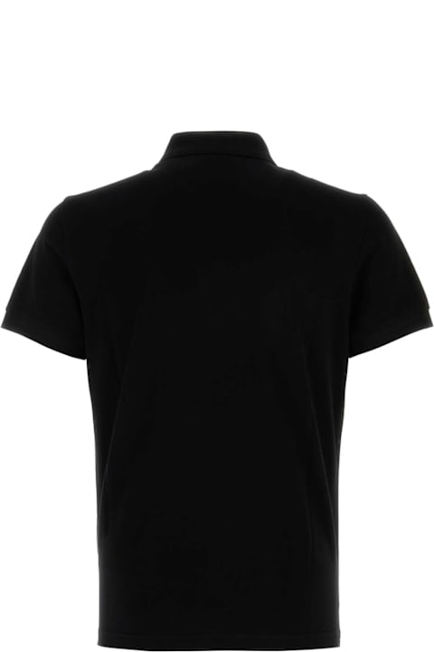 Sale for Men Fendi Black Piquet Polo Shirt