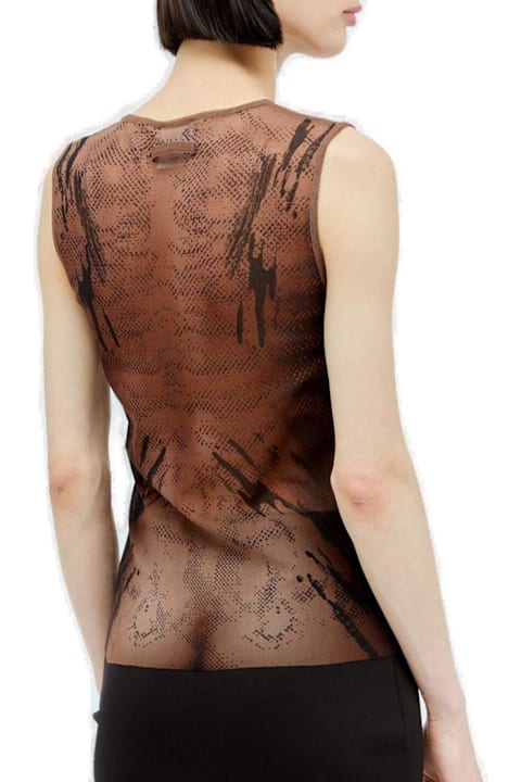 Jean Paul Gaultier لـ Men Jean Paul Gaultier X Shayne Oliver Body-print Sleeveless Top