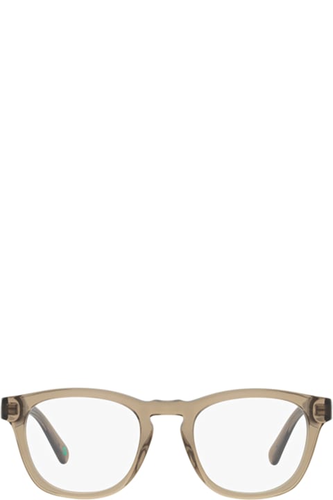 Polo Ralph Lauren Eyewear for Men Polo Ralph Lauren Ph2258 Shiny Transparent Light Brown Glasses