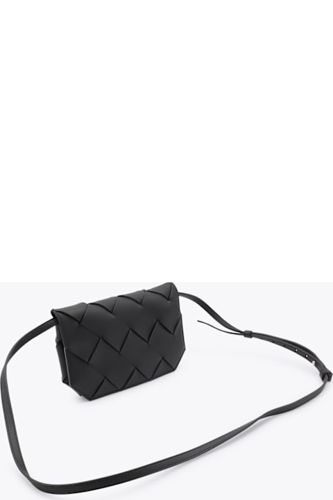 Homeware Bottega Veneta Black Leather Diago Pouch