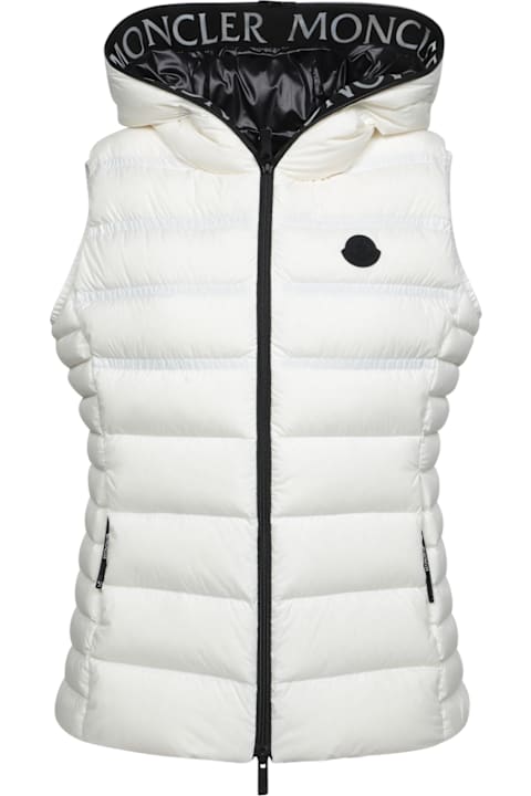 Moncler Coats & Jackets for Women Moncler Aliterse White Vest
