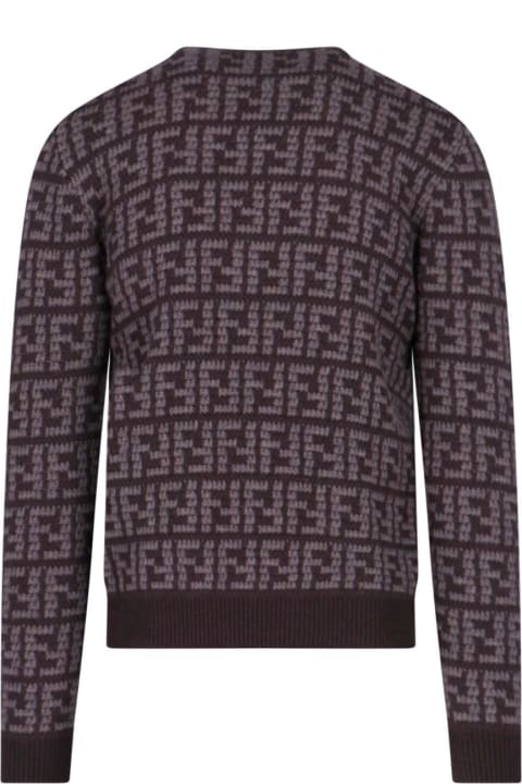 Fendi Sale for Men Fendi Embroidered Cashmere Sweater