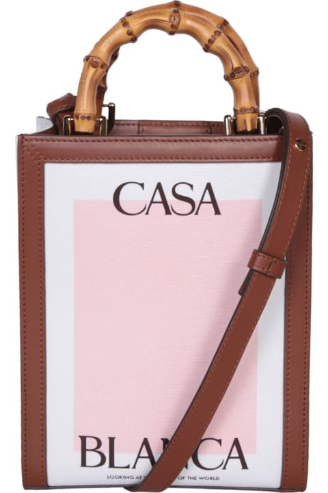 Casablanca for Women Casablanca 'mini Casa Canvas' Handbag