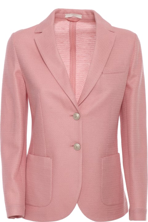 Circolo 1901 Coats & Jackets for Women Circolo 1901 Antique Pink Blazer