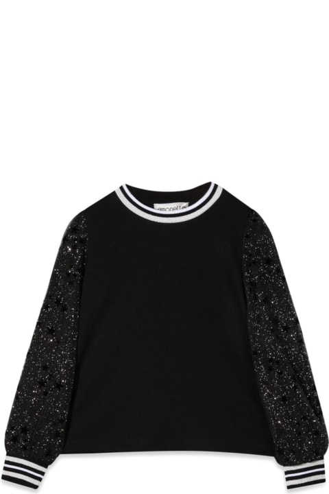 Homeware Simonetta Maglia Con Maniche In Tulle