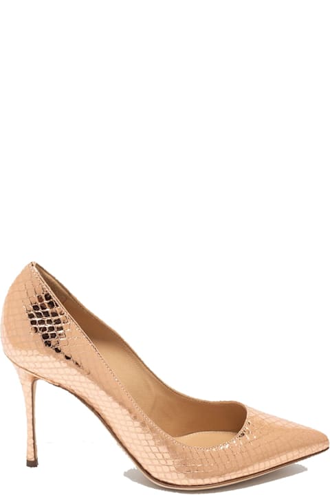 Homeware Sergio Rossi Godiva 090 Python Effect Pumps